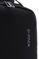 D-Pack Unisex Siyah Teknolojik Kumaş Hardcase Sırt Çantası | Derimod