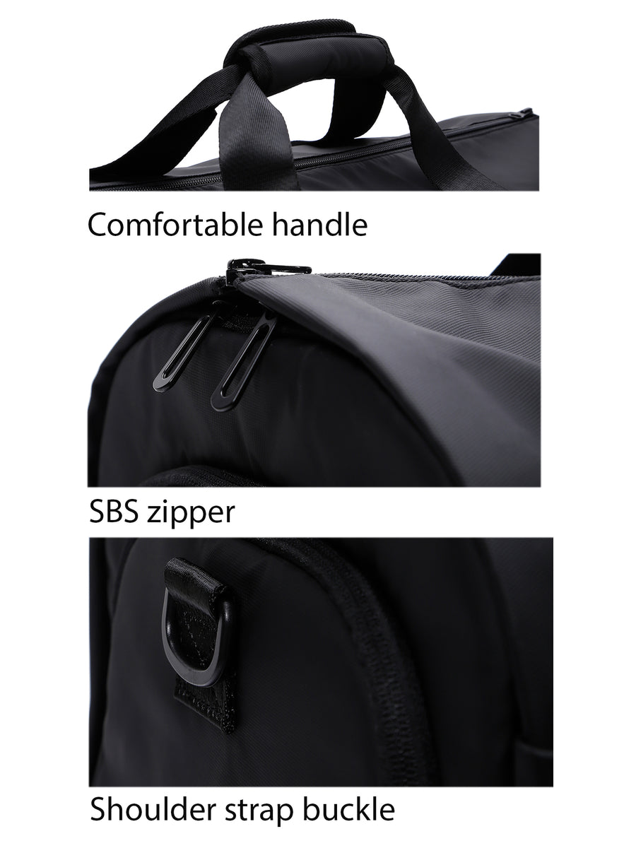 D-Pack Men's Black Travel Bag