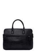 Men's Black Long Strap Briefcase | Derimod