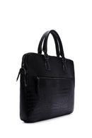 Men's Black Long Strap Briefcase | Derimod