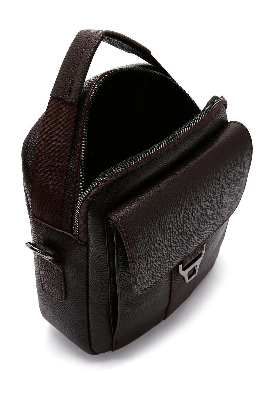 Men's Brown Crossbody Bag