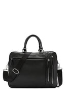 Men's Black Long Strap Briefcase | Derimod