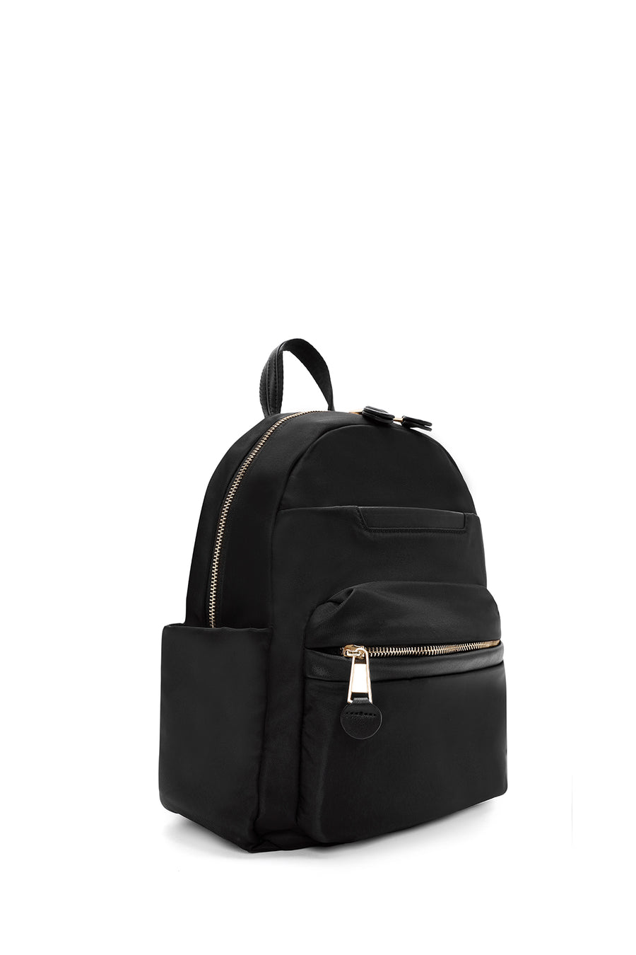 Women's Black Front Pocket Backpack