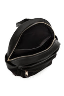 Women's Black Front Pocket Backpack | Derimod