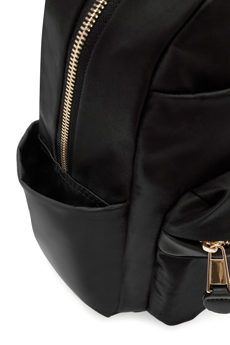 Women's Black Front Pocket Backpack