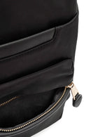 Women's Black Front Pocket Backpack | Derimod