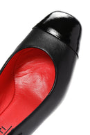 Derimod Gritti Women's Black Thick Heeled Leather Shoes | Derimod