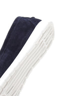 Kadın Lacivert Süet Deri Comfort Loafer | Derimod
