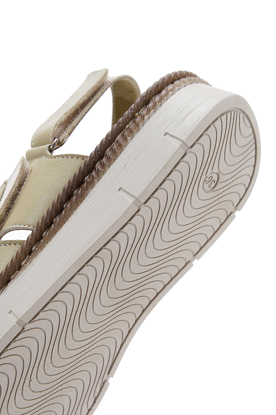 Kadın Yeşil Deri Comfort Sandalet