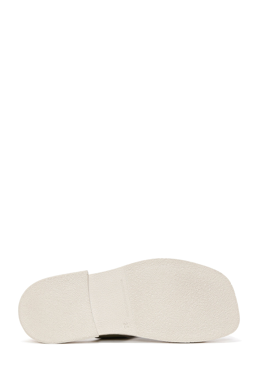 Women's Green Leather Comfort Slippers