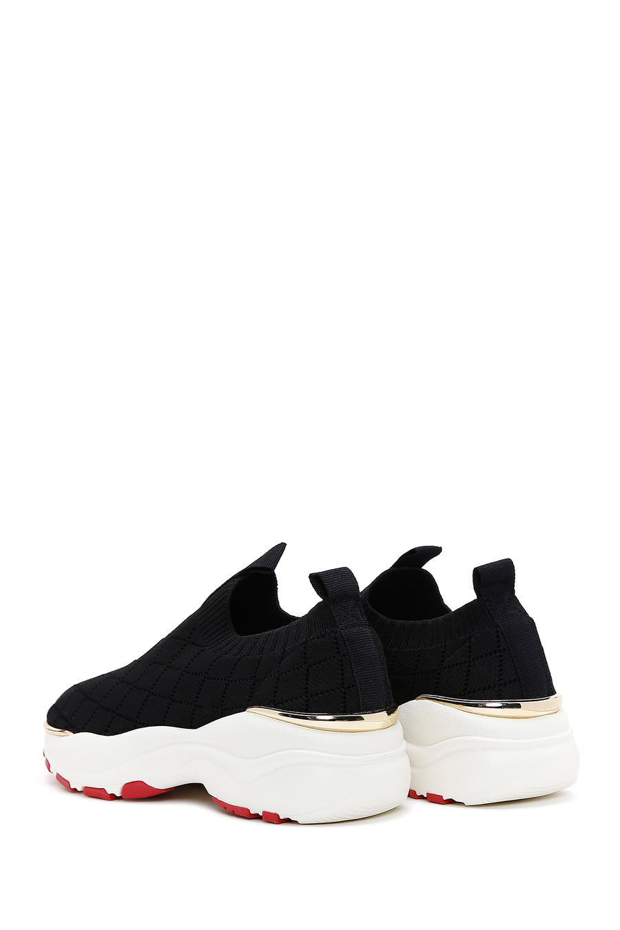 Kadın Siyah Kalın Tabanlı Sneaker