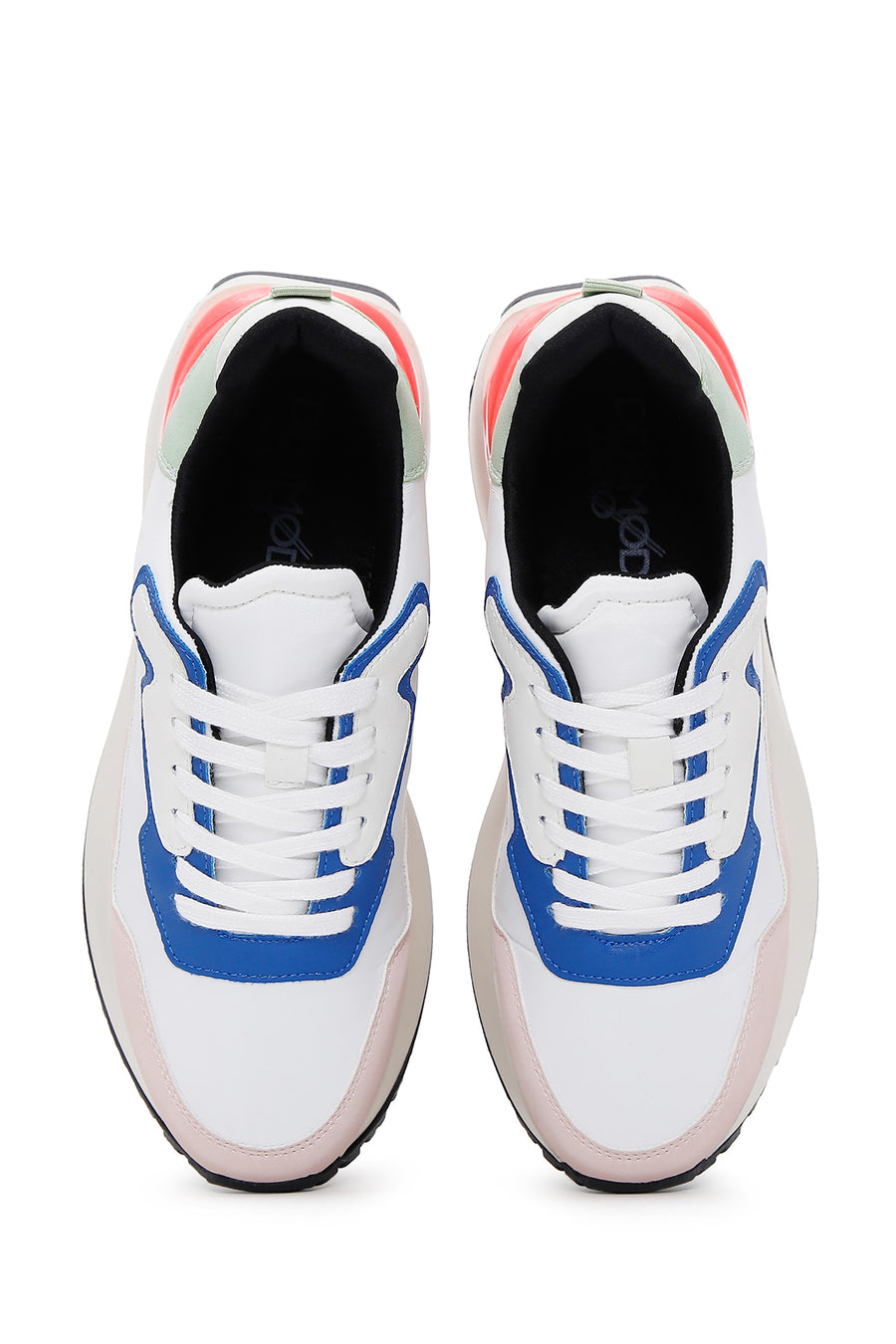 Kadın Beyaz Kalın Tabanlı Sneaker