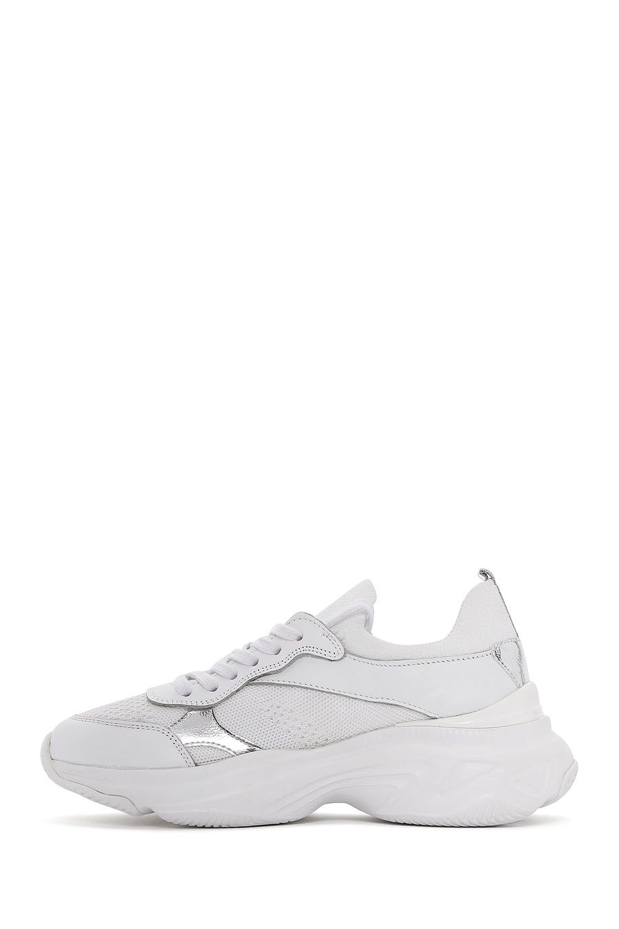 Kadın Beyaz Deri Sneaker