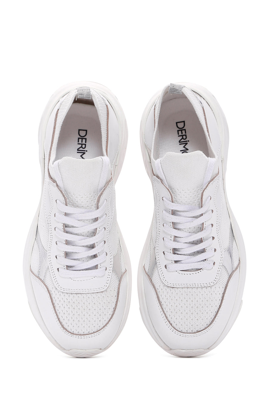 Kadın Beyaz Deri Sneaker