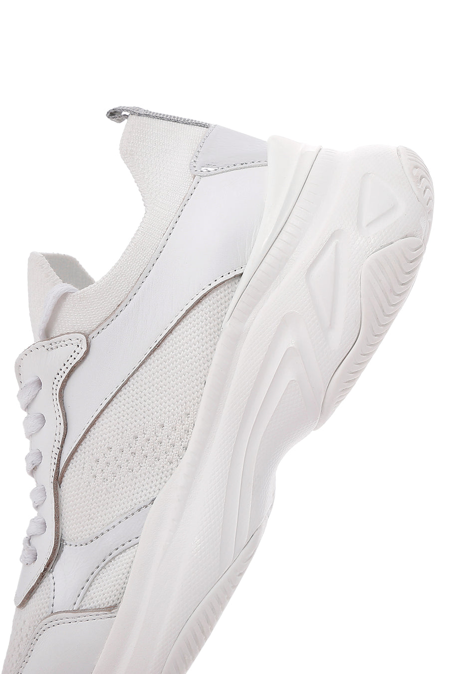 Kadın Beyaz Deri Sneaker