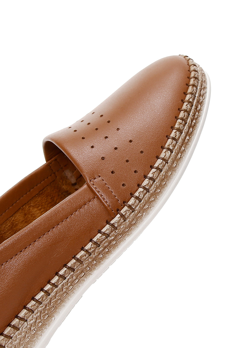 Women's Tan Leather Comfort Loafer