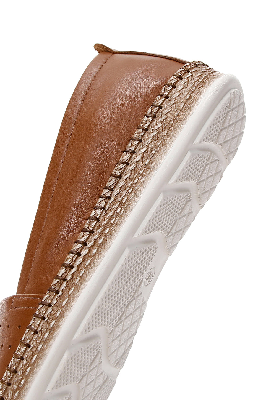 Women's Tan Leather Comfort Loafer