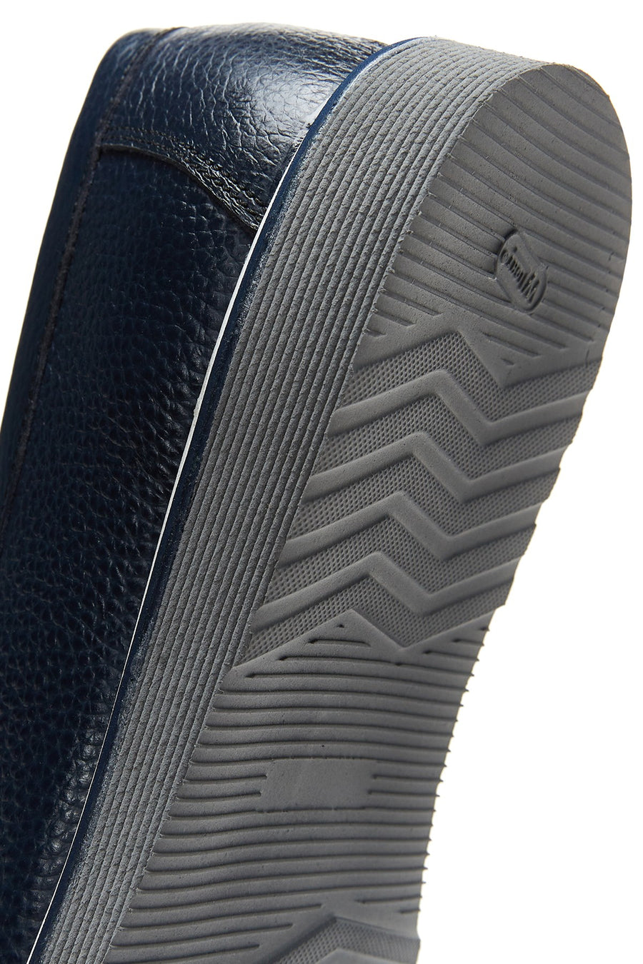 Men's Navy Blue Leather Casual Loafer