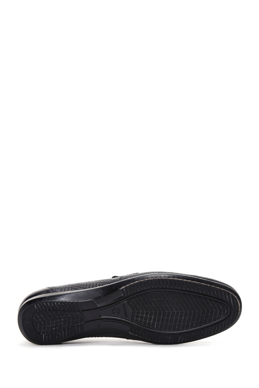 Men's Black Leather Classic Loafer