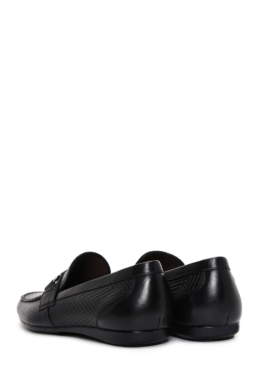 Men's Black Leather Classic Loafer