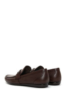 Erkek Kahve Deri Klasik Loafer | Derimod