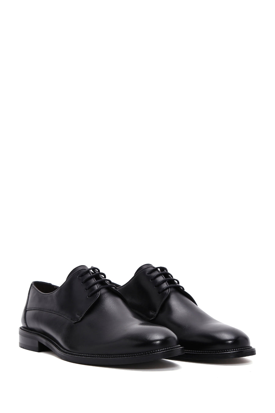 Men's Black Leather Classic Shoes