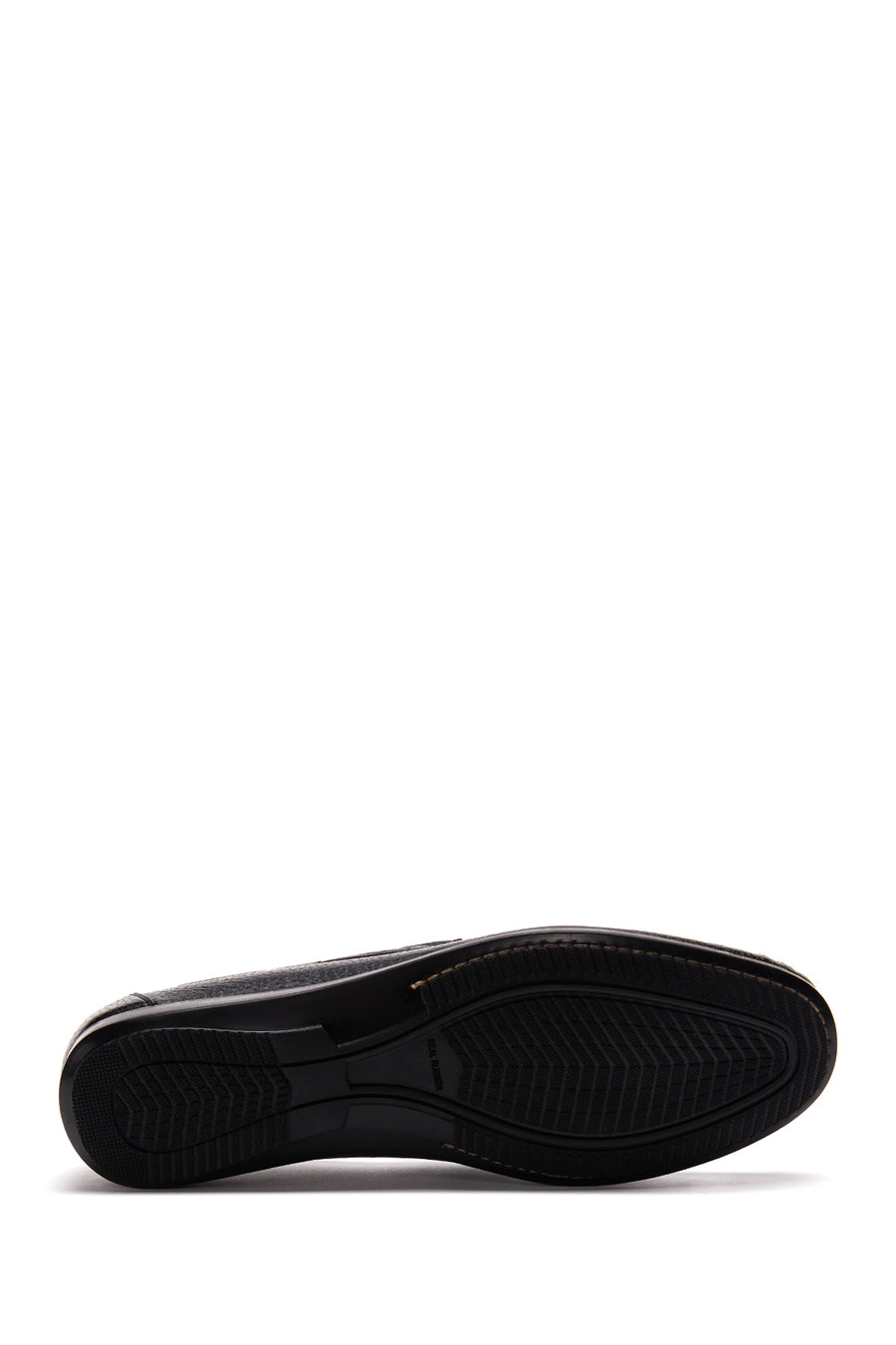 Men's Black Leather Casual Loafer