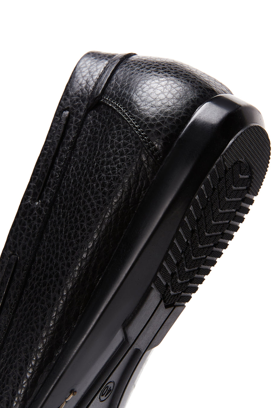 Men's Black Leather Casual Loafer