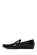 Erkek Siyah Rugan Deri Klasik Loafer | Derimod