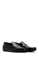 Erkek Siyah Rugan Deri Klasik Loafer | Derimod