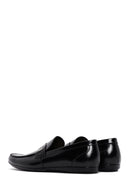 Erkek Siyah Rugan Deri Klasik Loafer | Derimod