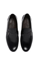Erkek Siyah Rugan Deri Klasik Loafer | Derimod