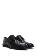 Men's Black Leather Classic Shoes | Derimod