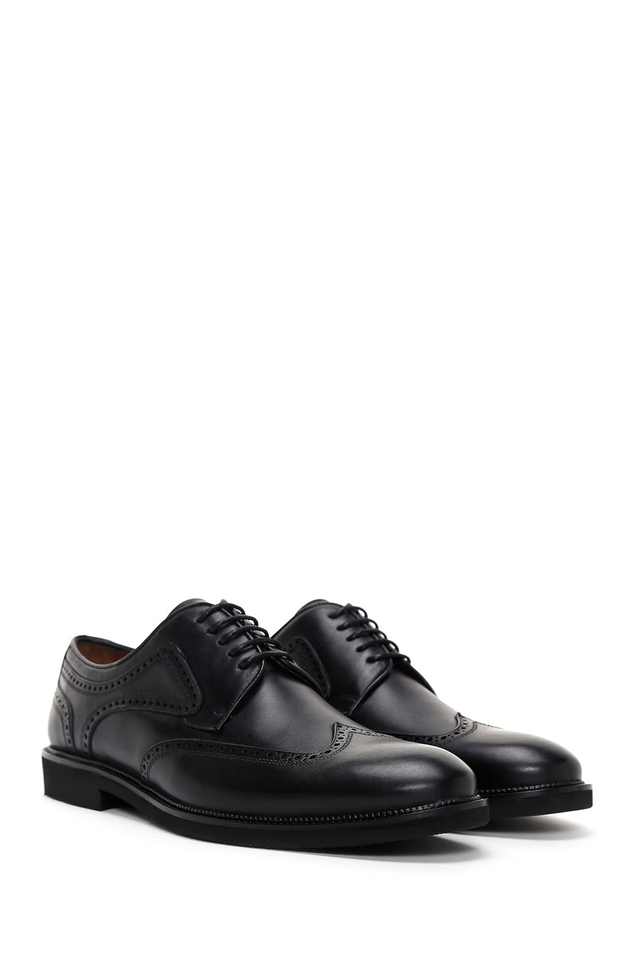 Men's Black Leather Classic Shoes