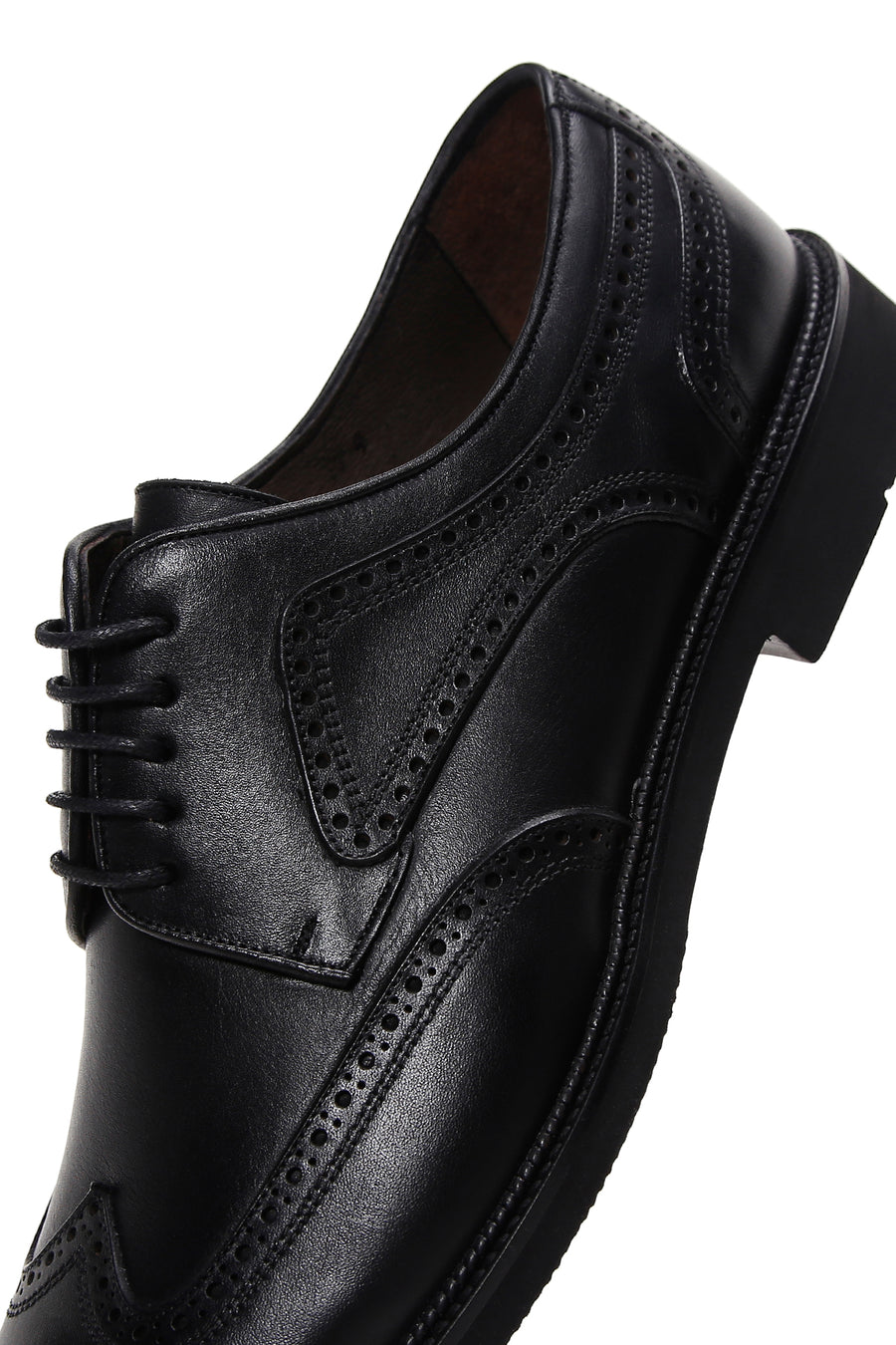 Men's Black Leather Classic Shoes