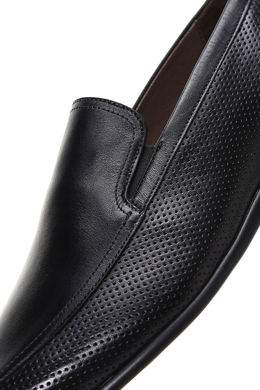 Erkek Siyah Deri Klasik Loafer
