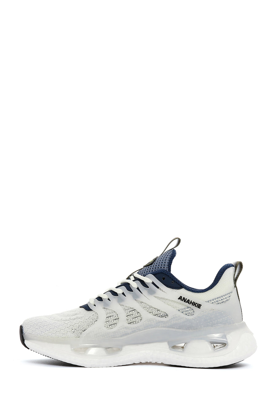Men's White Thick Soled Sneaker