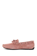 Men's Salmon Suede Leather Casual Loafer | Derimod