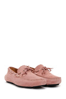 Men's Salmon Suede Leather Casual Loafer | Derimod