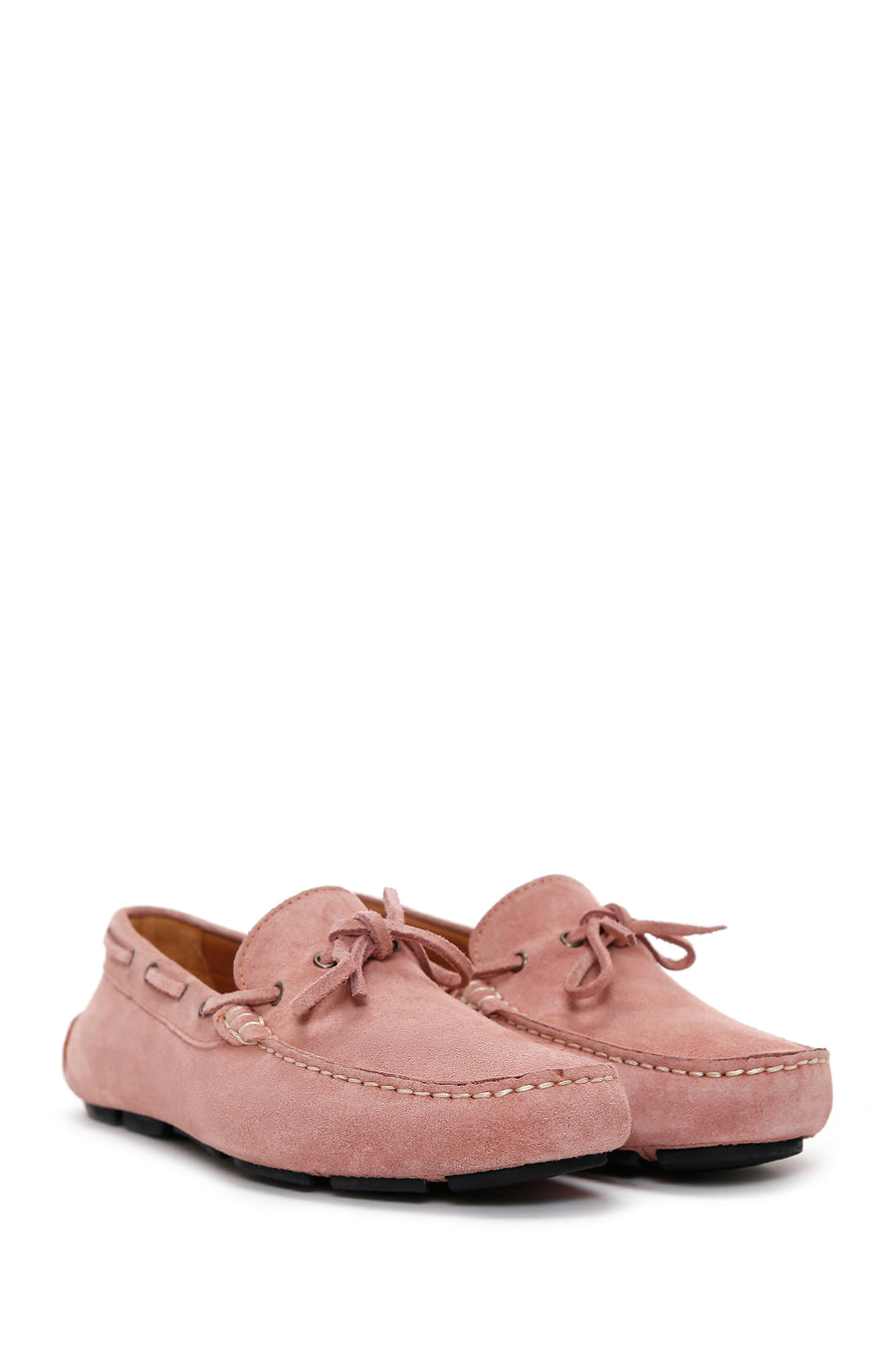 Men's Salmon Suede Leather Casual Loafer
