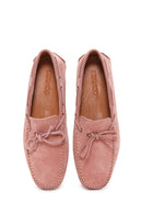 Men's Salmon Suede Leather Casual Loafer | Derimod