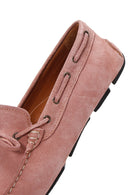 Men's Salmon Suede Leather Casual Loafer | Derimod
