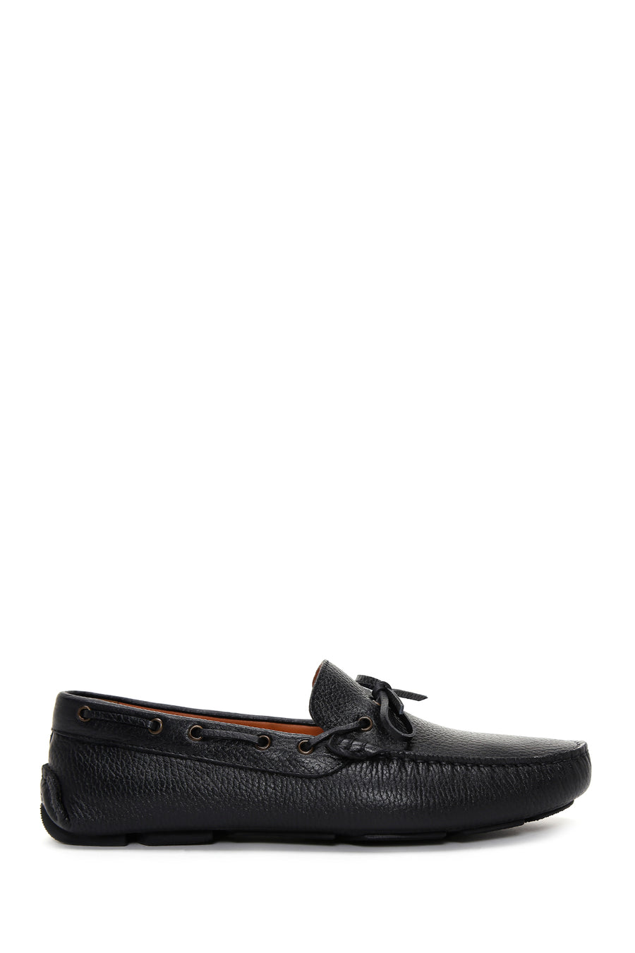 Men's Black Leather Casual Loafer 23SFD6161FT | Derimod