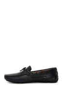 Men's Black Leather Casual Loafer | Derimod