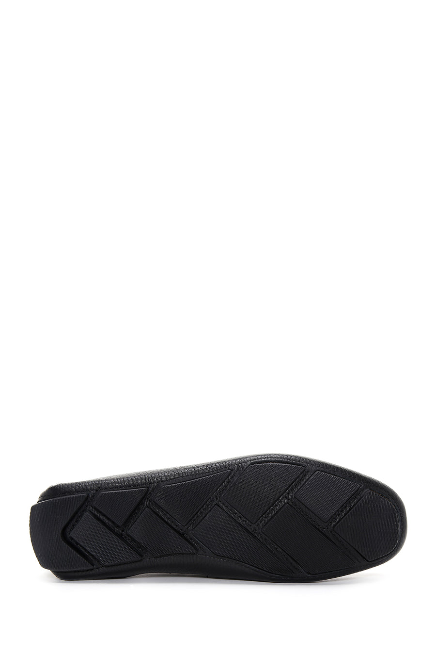 Men's Black Leather Casual Loafer