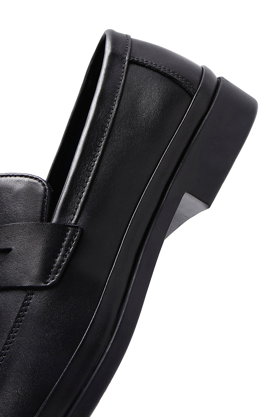 Erkek Siyah Deri Klasik Loafer
