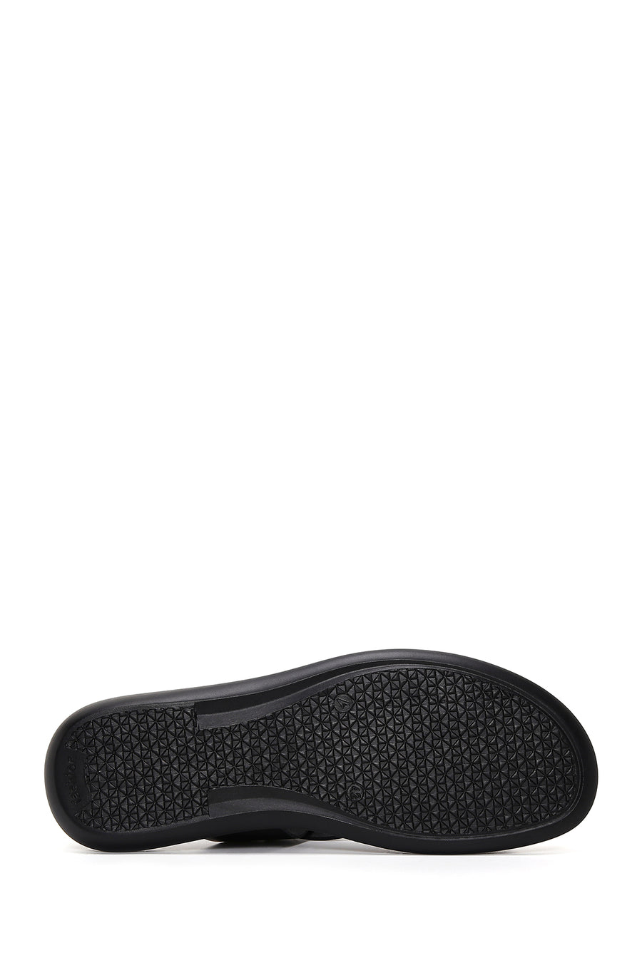 Men's Black Leather Sandals