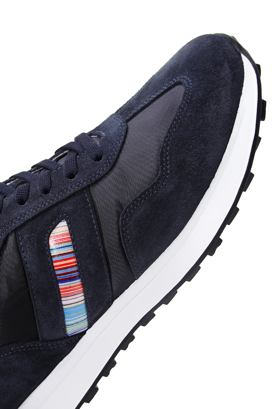 Men's Navy Blue Suede Leather Detailed Sneaker