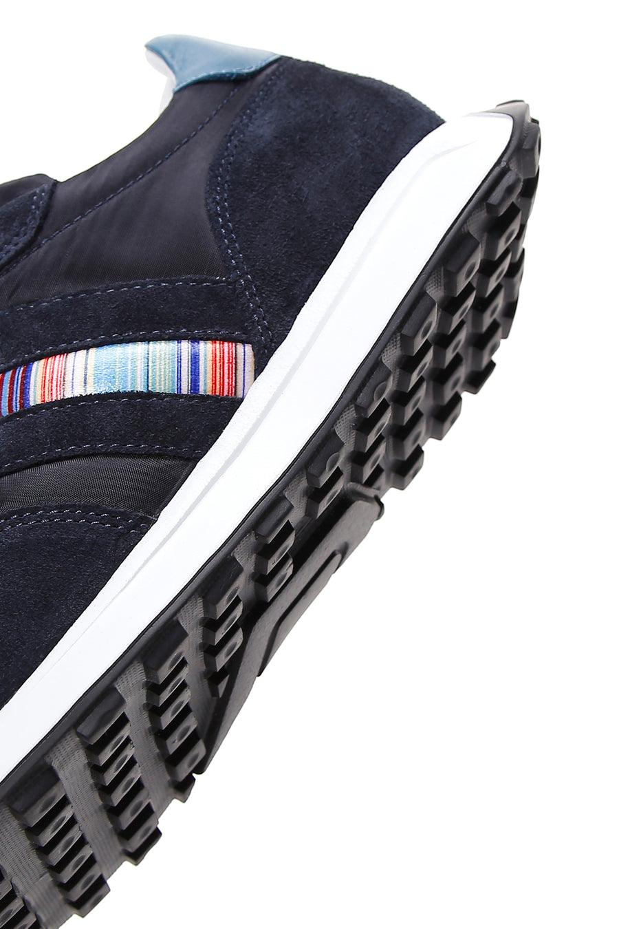 Men's Navy Blue Suede Leather Detailed Sneaker