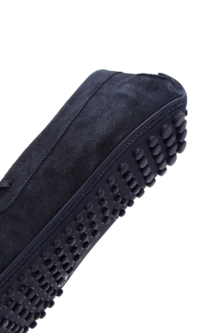 Men's Navy Blue Suede Leather Tasseled Daily Loafer